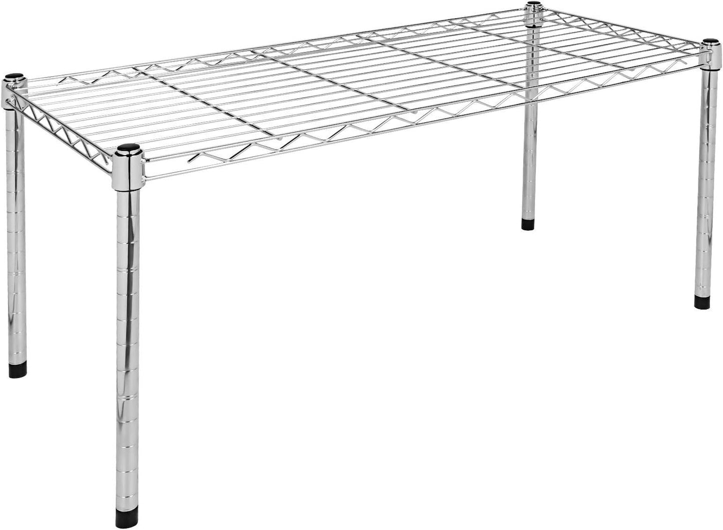 EstanterÃa de Alambre de 1 Nivel, 29.92" de Ancho x 13.78" de Profundidad x 14.96" de Alto, Organizador de Acero, Plata