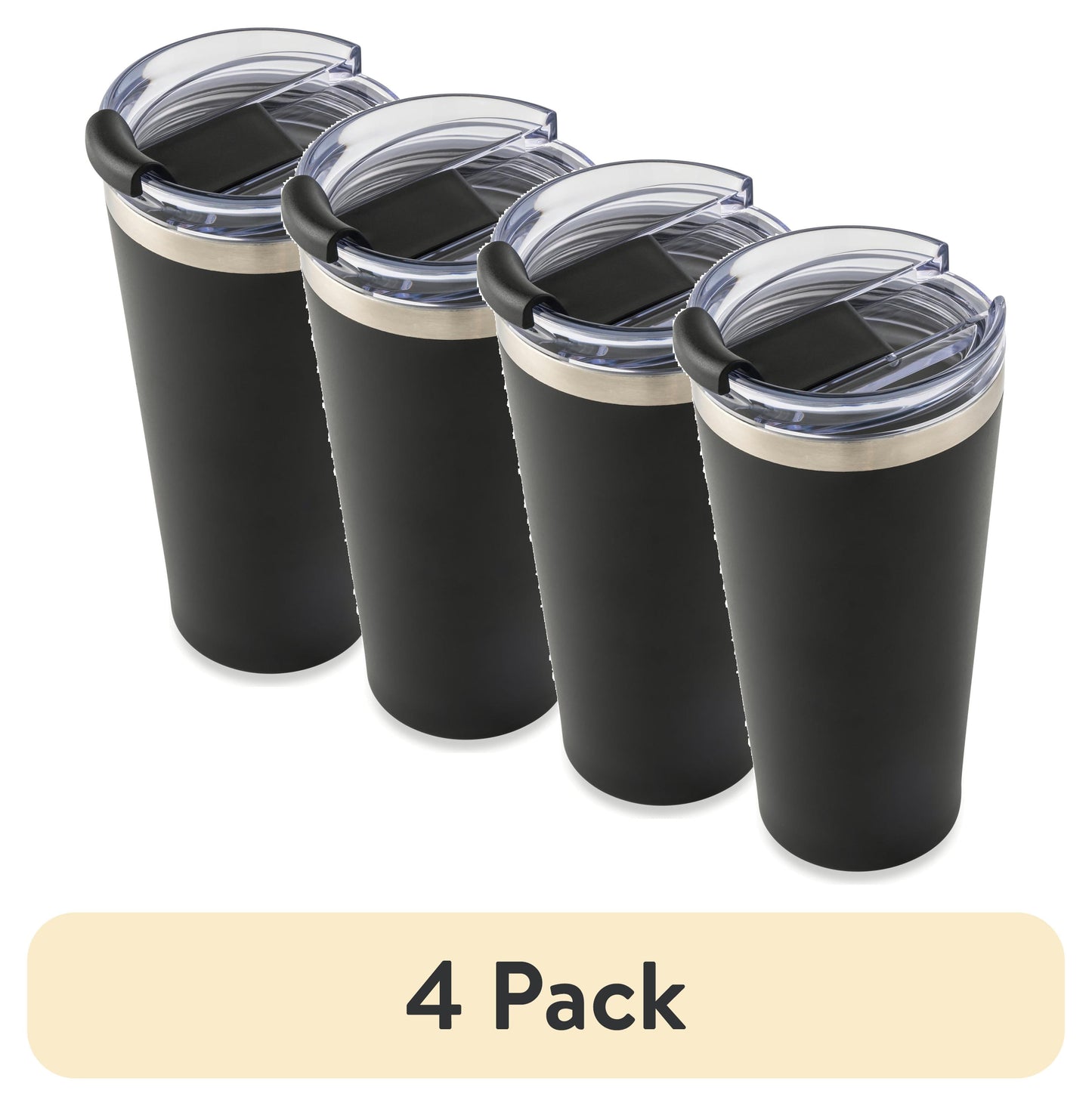Mainstays 20oz Stainless Steel Tumbler, Black