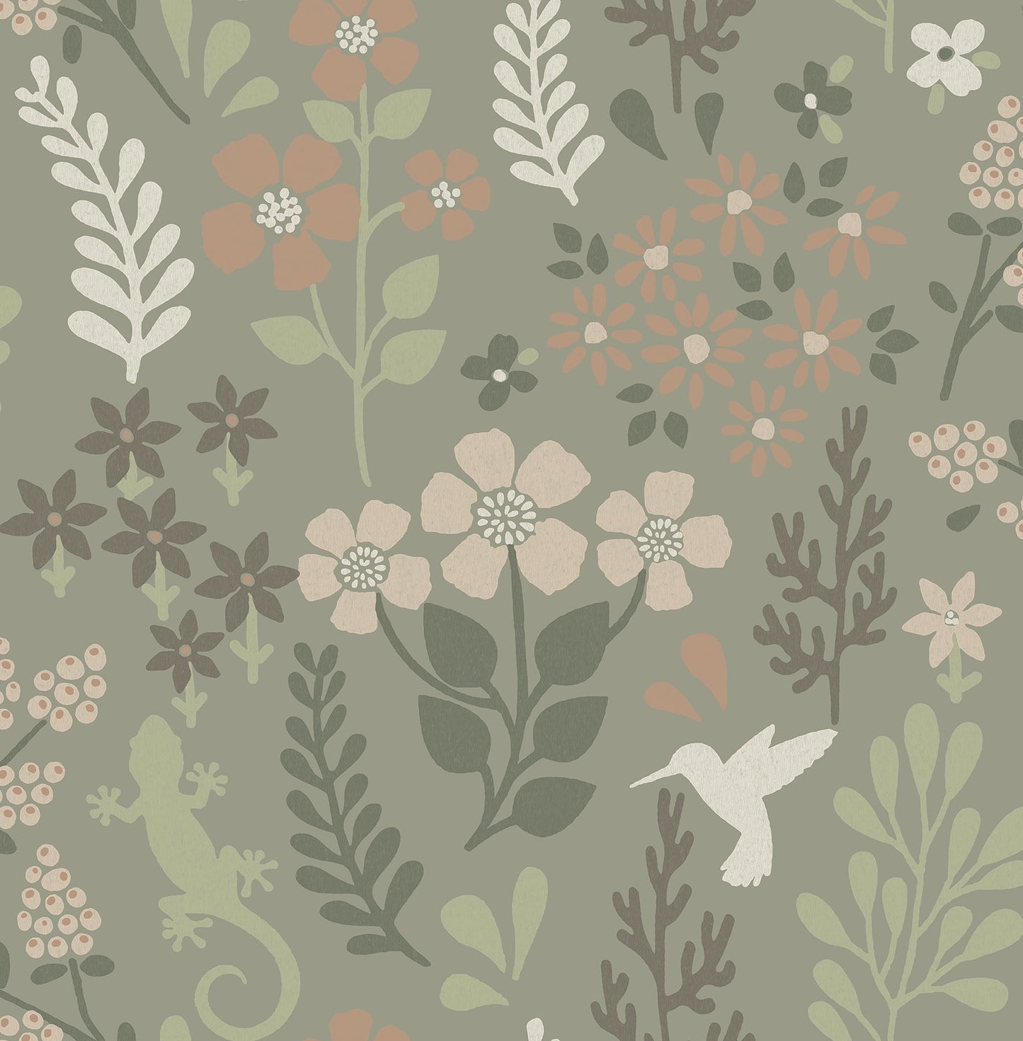 Advantage Karina Green Meadow Wallpaper