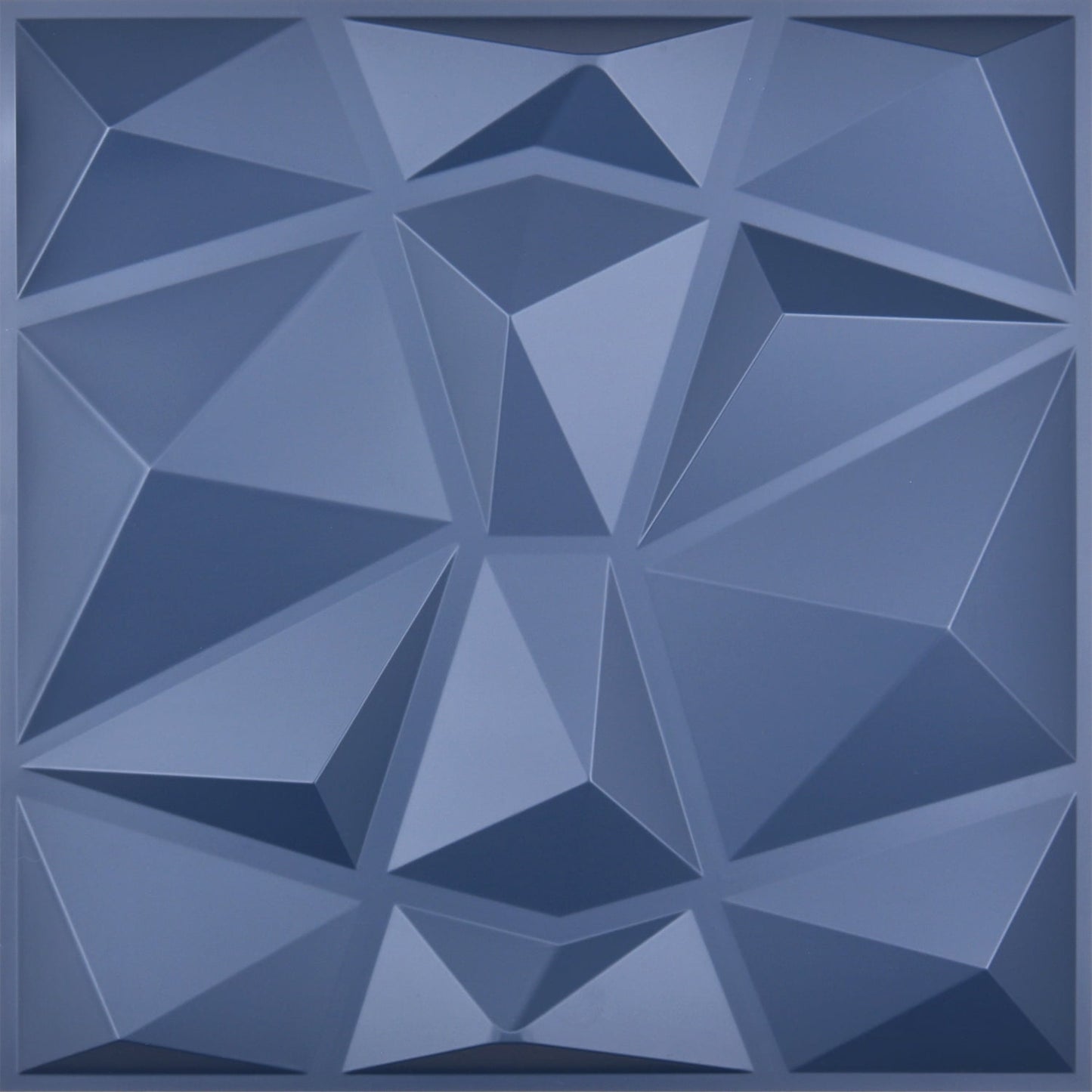 Art3d 3D Paneling Textured 3D Wall Design Black Diamond 19.7" x 19.7" (12 Pack)