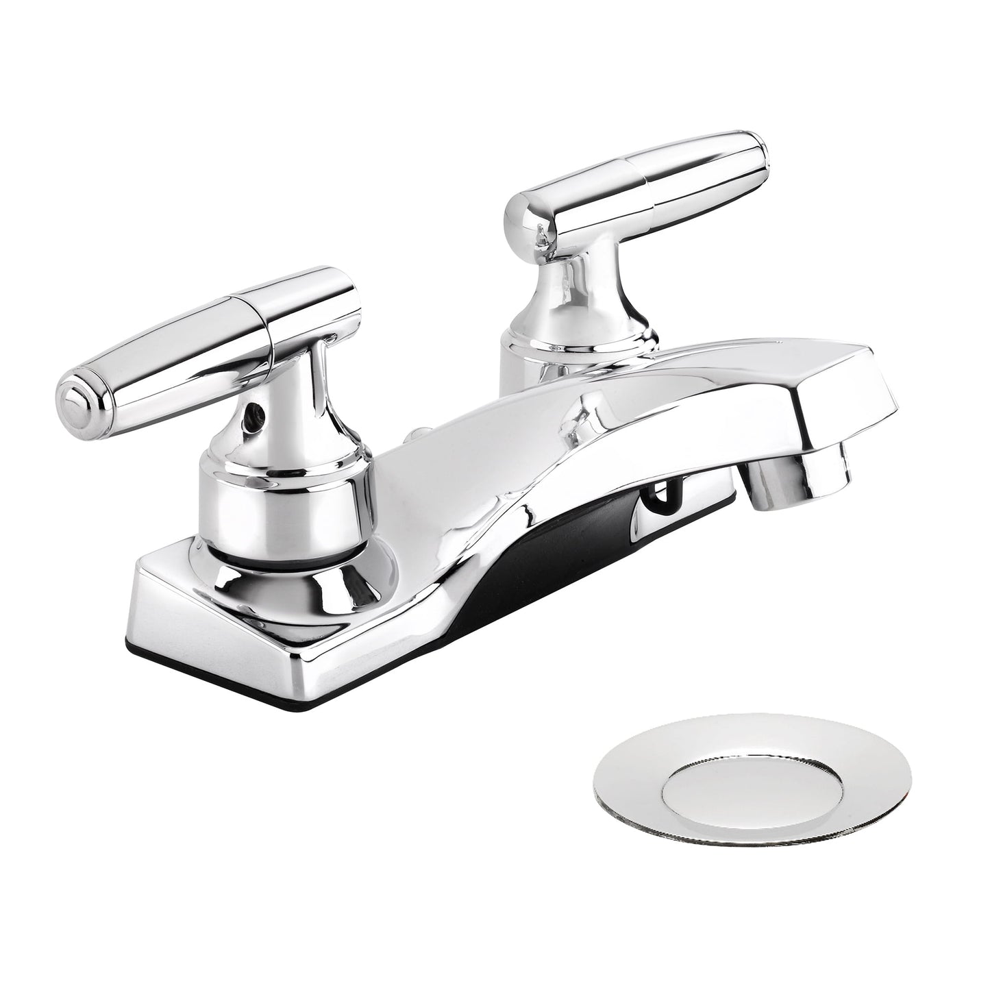 Belanger EBU74WCP Dual Handle Bathroom Faucet with Drain, Chrome