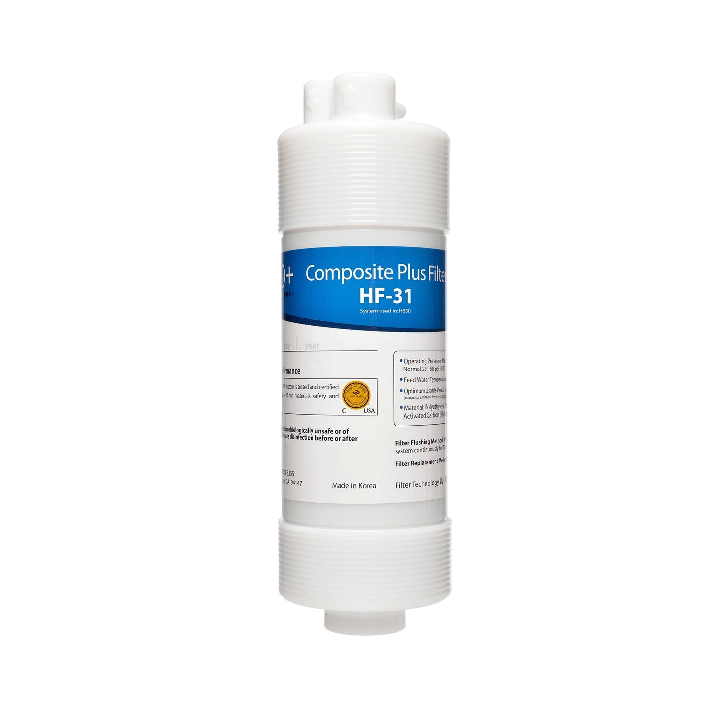 Brondell H2O+ Cypress Composite Plus Replacement Filter, HF-31 for use with H630 System