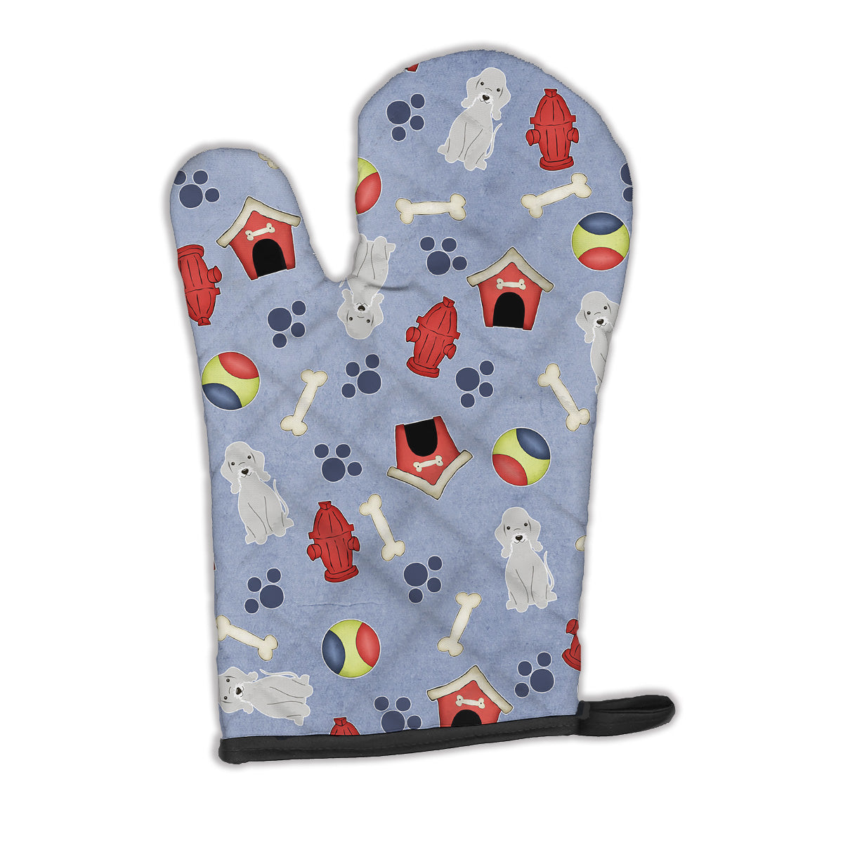 Carolines Treasures BB2703OVMT Dog House Collection Bedlington Terrier Blue Oven Mitt Large multicolor