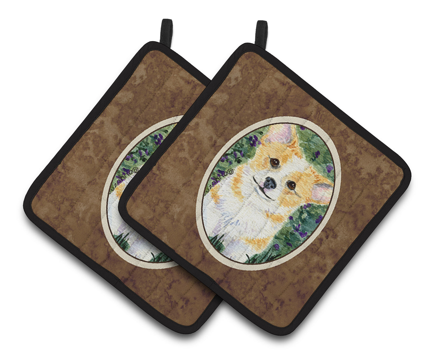 Corgi Pair of Pot Holders