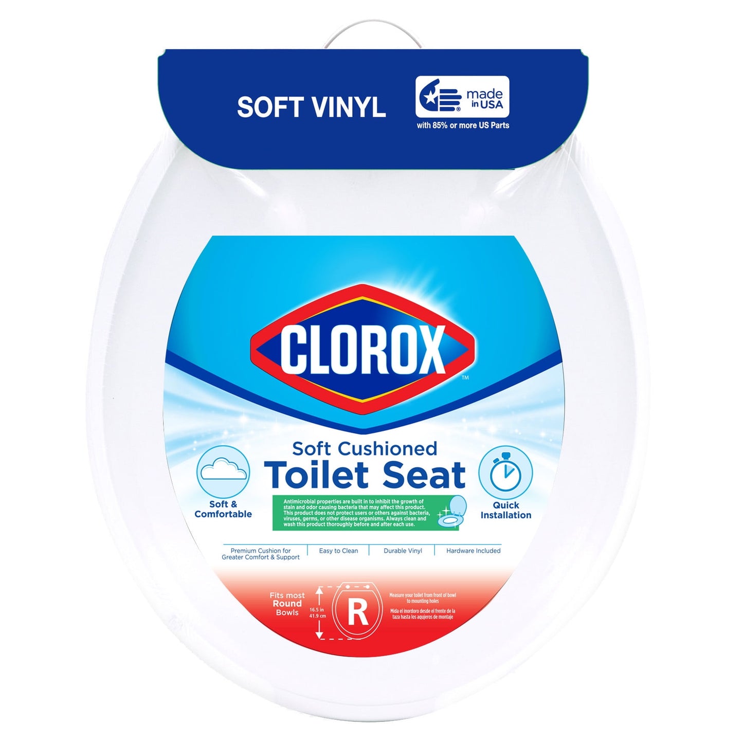 Clorox White Soft Round Seat