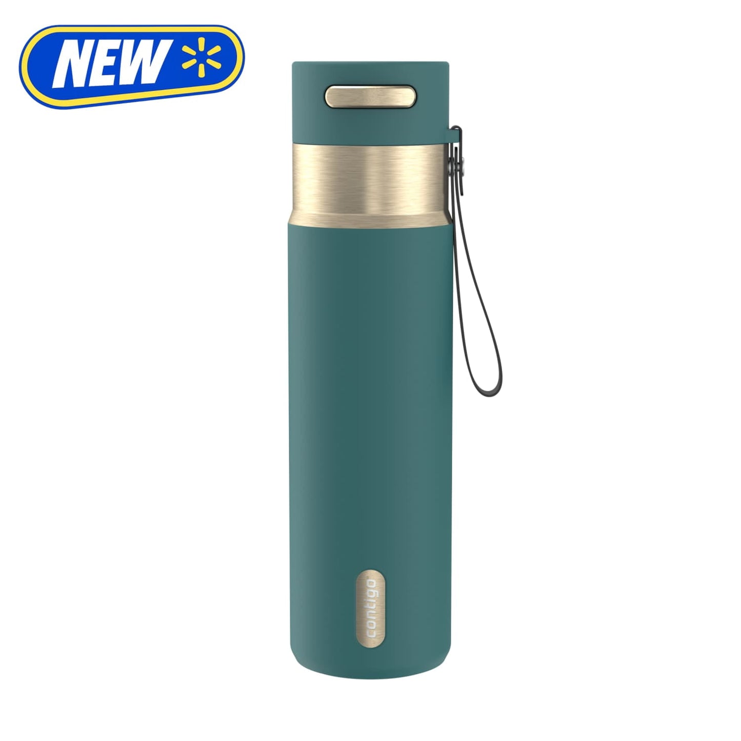 Contigo AutoSeal 24 oz Leakproof Water Bottle with Carrying Strap