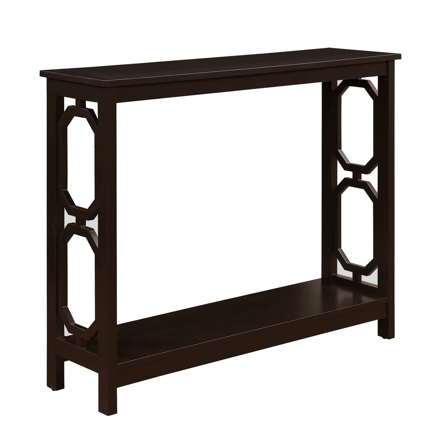 Convenience Concepts Omega Console Table with Shelf, Espresso