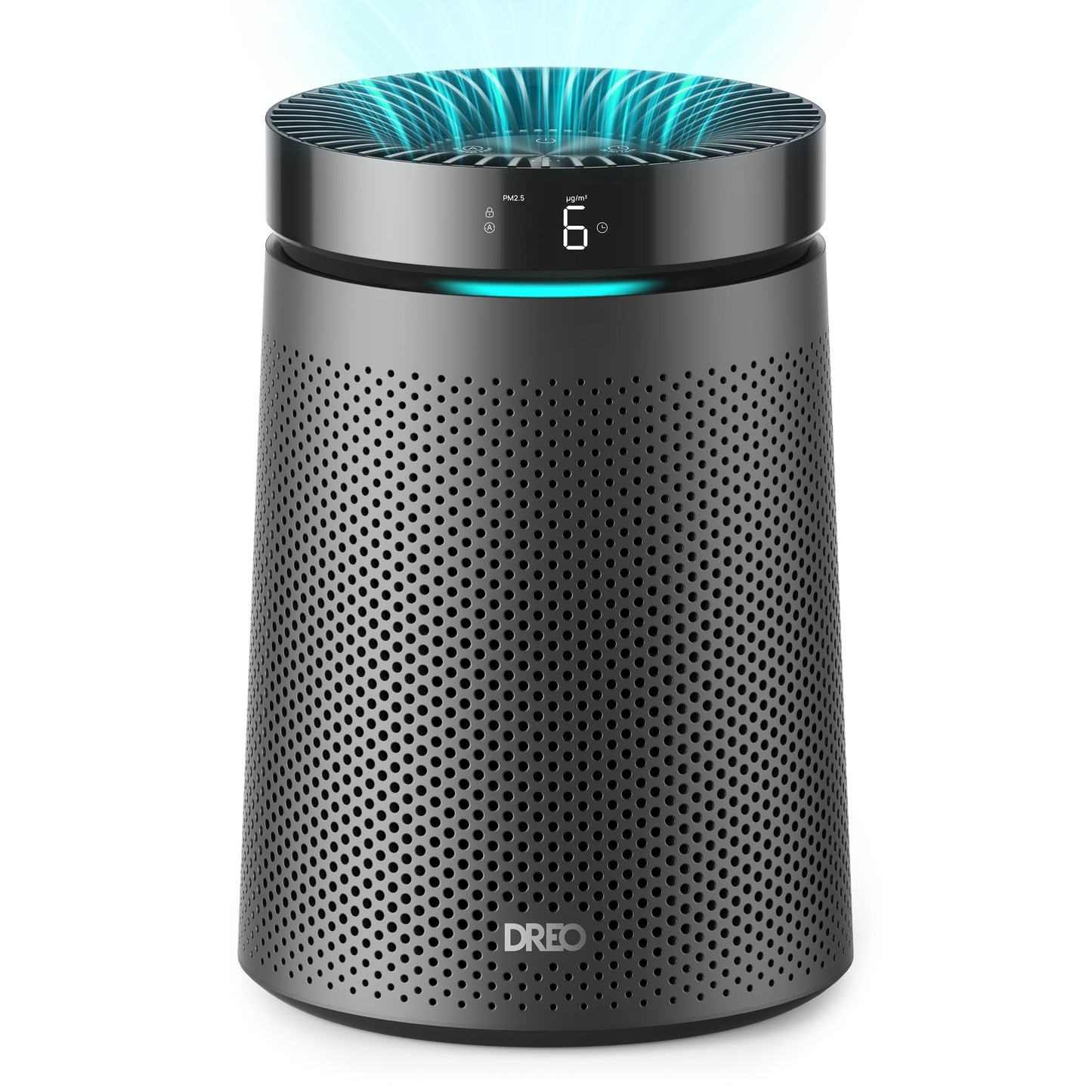 DREO HEPA Air Purifier for Rooms up to 1500 Sq.Ft, Allergy and Asthma Relief with PM2.5 Display, Ultra-Quiet Sleep Mode