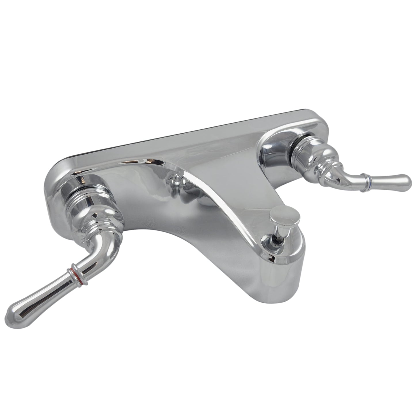 Danco Grifo de Tina/ducha para Baño de Casa Móvil Estilo Palanca de 8 Pulgadas con Juego Central en Cromo (10882X)