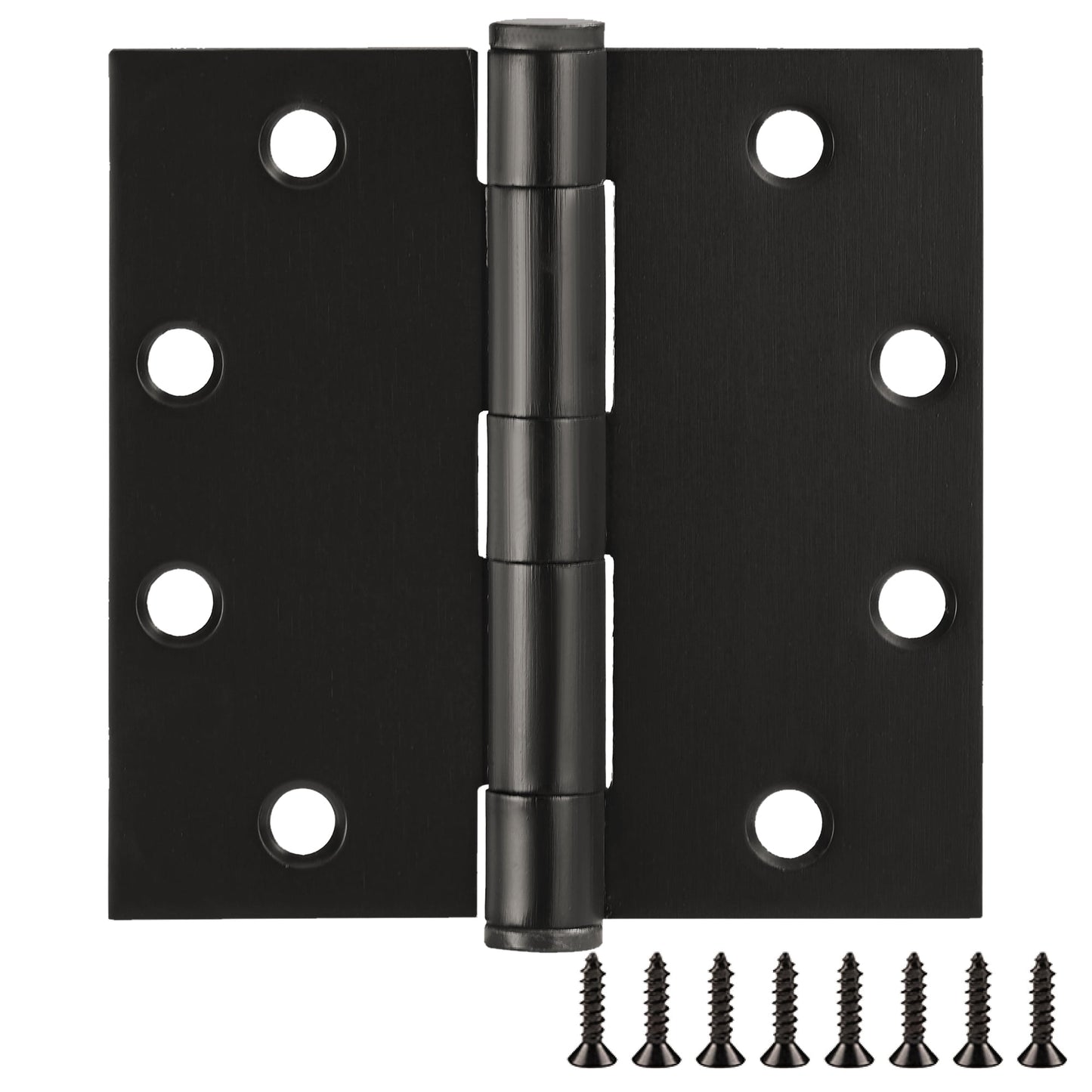 Design House 9-Pack 4.5" H x .625" Radius Square Butterfly Interior/Exterior Door Hinges, Oil Rubbed Bronze
