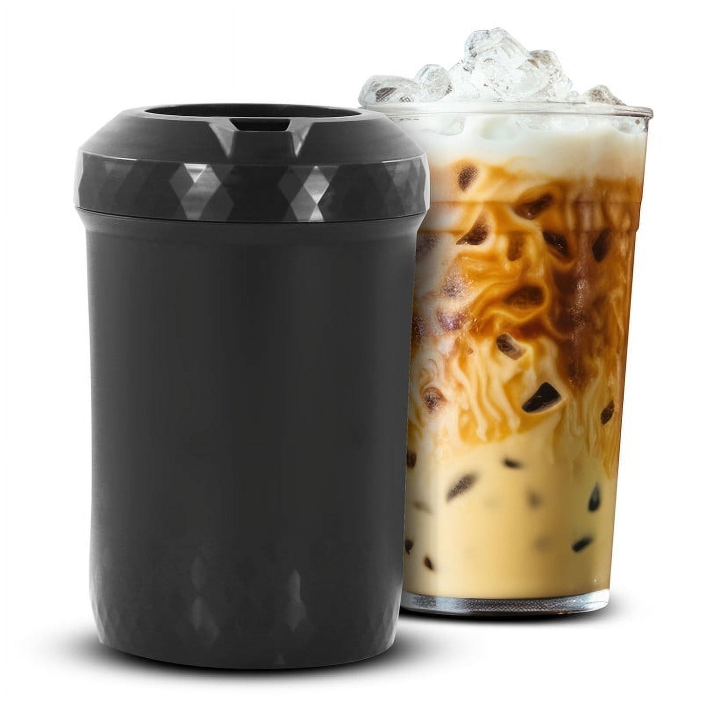 Elite Cuisine EBC0152 HyperChiller Patented Coffee/Beverage Cooler – Ready in One Minute –, Reusable for Iced Tea, Wine Spirits, Alcohol, Juice, 12.5 OZ