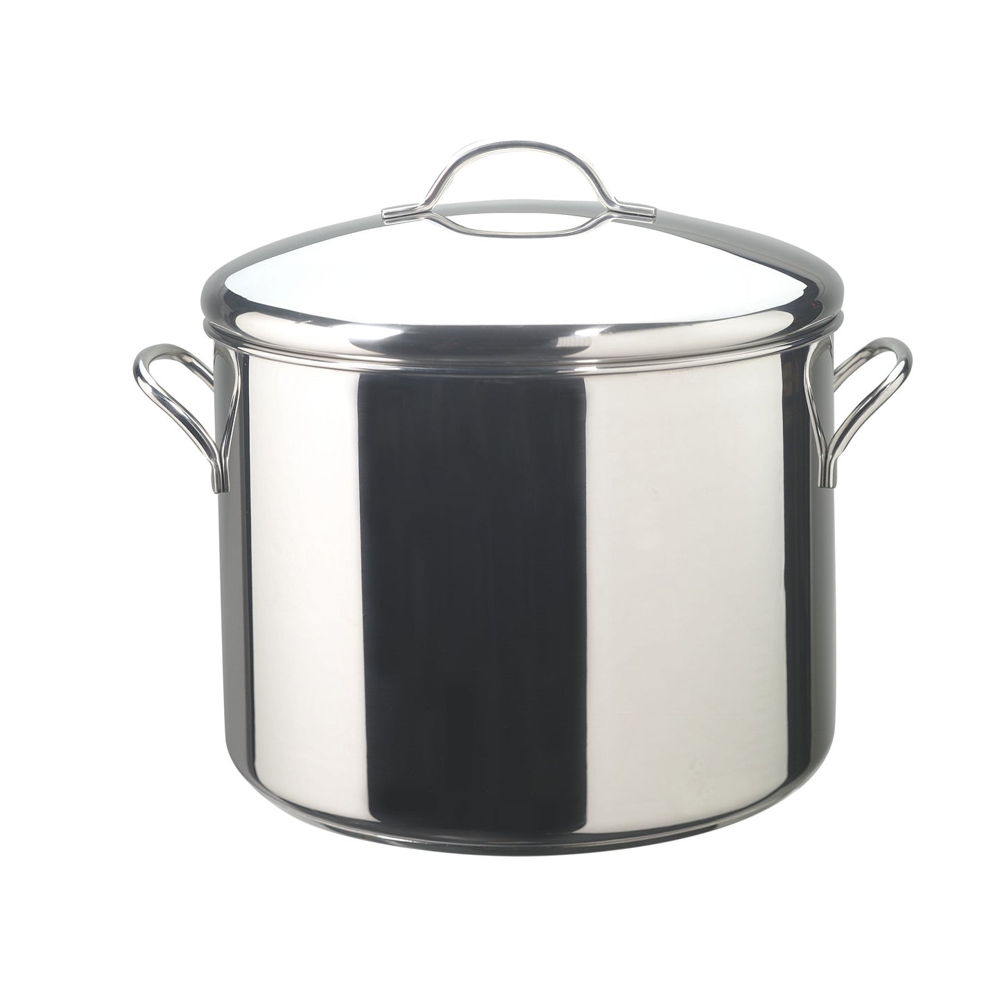 Farberware Classic Series 16 Quart Large Stainless Steel Stockpot with Lid, Induction Compatible, Metal Utensil and Dishwasher Safe, Stainless Steel