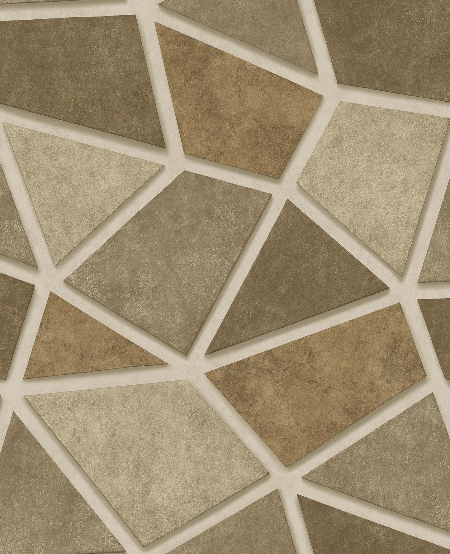 Fine Decor Coty Gold Mosaic Wallpaper