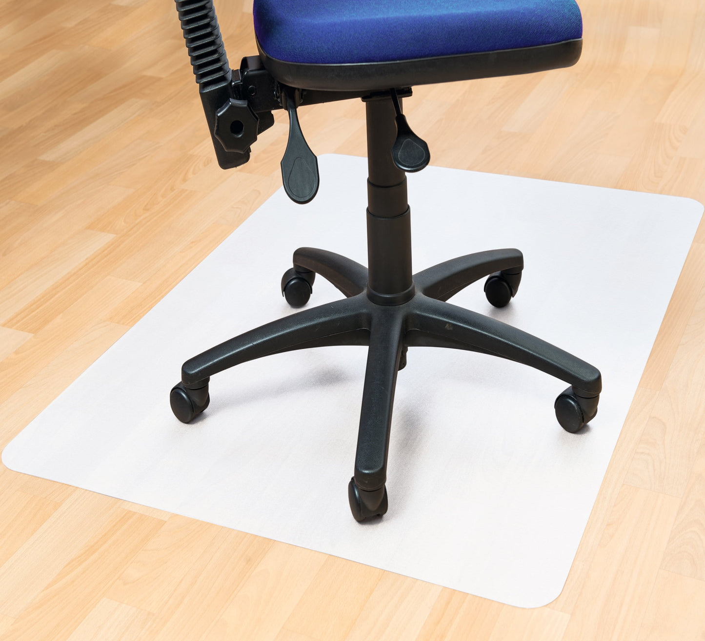 Floortex® Polypropylene Anti-Slip Foldable Chair Mat Hard Floors 46" x 57"