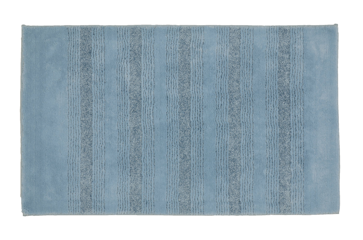 Garland Rug Essence Washable Nylon Basin Blue Bath Rug, 24" x 40"