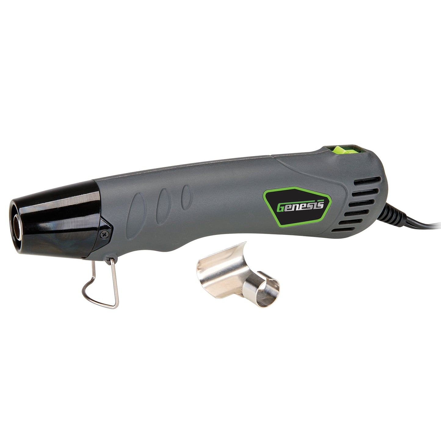 Genesis Mini Heat Gun with Curved Nozzle 662F 350W for Crafts, Shrink Wrap, Embossing, Heat Shrink Tubing (GHG350)