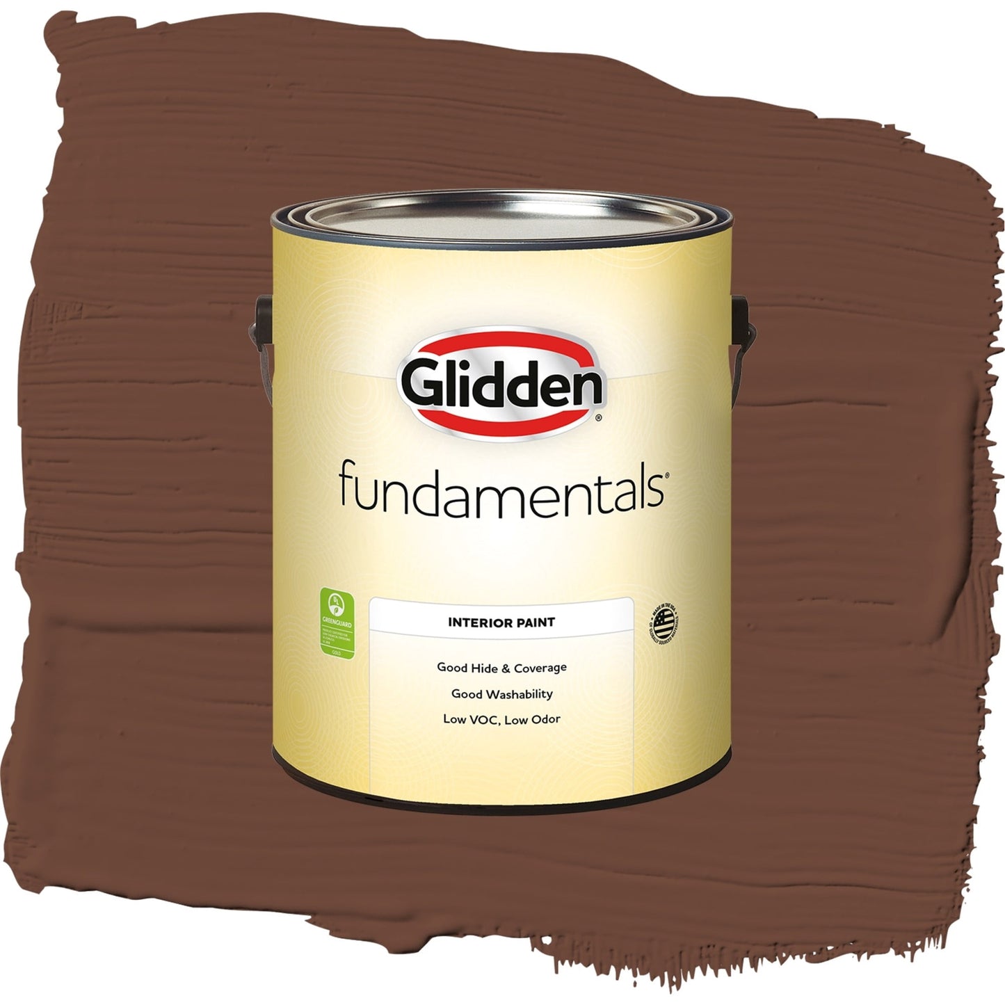 Glidden Fundamentals Bird House Brown / Brown, Eggshell Interior Paint, 1 Gallon