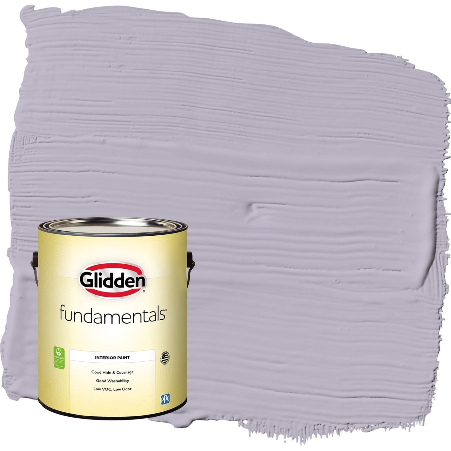 Glidden Fundamentals Pintura Interior Cáscara de Huevo Púrpura / Cloudberry, 1 Galón