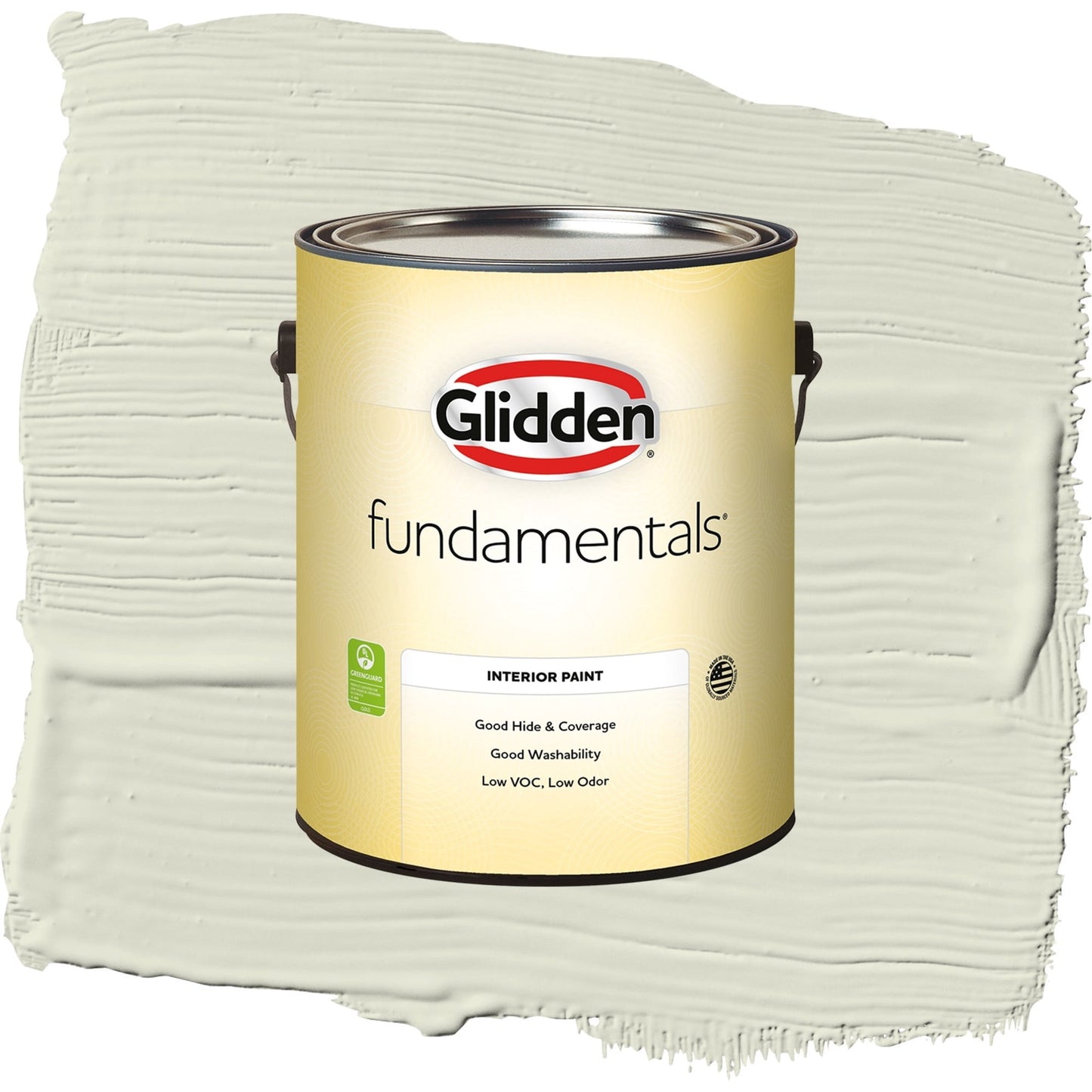 Glidden Fundamentals Pinch of Pistachio / Green, Semi-Gloss Interior Paint, 1 Gallon