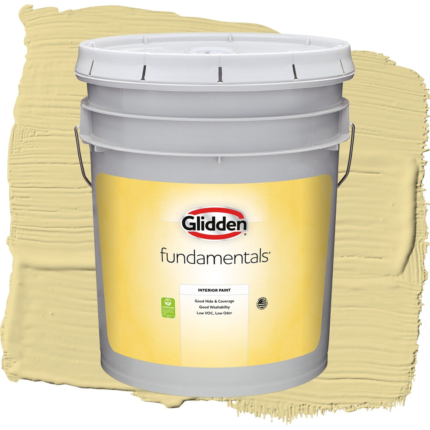 Glidden Fundamentals Twinkle Toes / Green, Eggshell Interior Paint, 5 Gallon