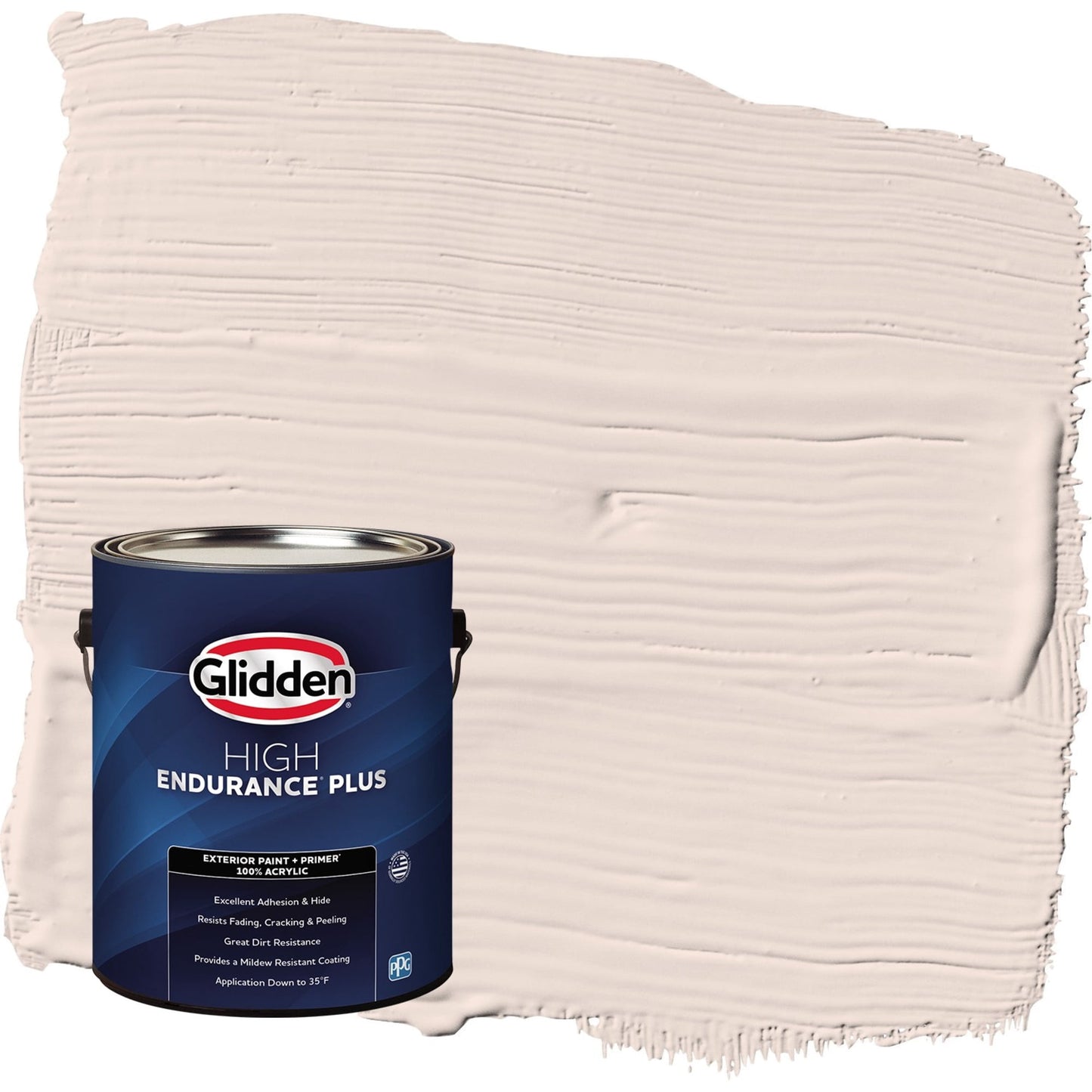 Glidden HEP Sandy Beach / Orange Semi-Gloss Exterior Paint with Primer, 1 Gallon