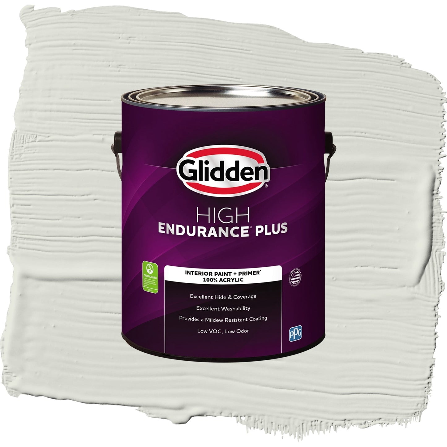 Glidden HEP Anonymous / Green, Flat Interior Paint with Primer, 1 Gallon