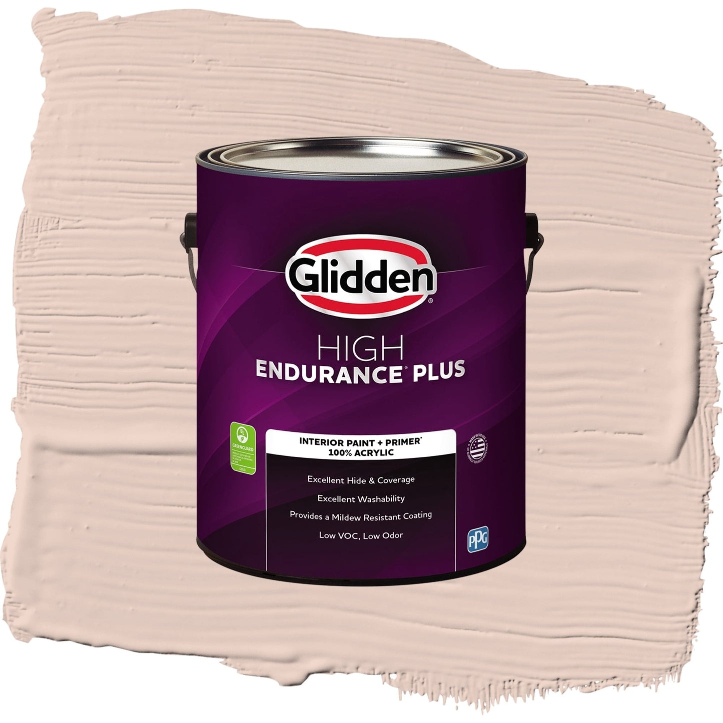 Glidden HEP Belle of the Ball / Pink, Eggshell Interior Paint with Primer, 1 Gallon