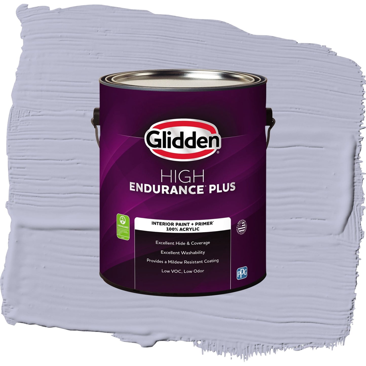 Glidden HEP Cosmic / Purple, Semi-Gloss Interior Paint with Primer, 1 Gallon