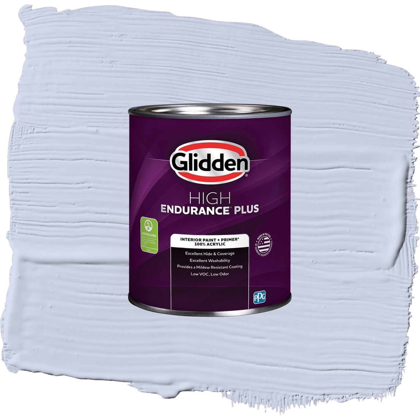 Glidden HEP Sweet Emily / Purple, Eggshell Interior Paint with Primer, 1 Quart