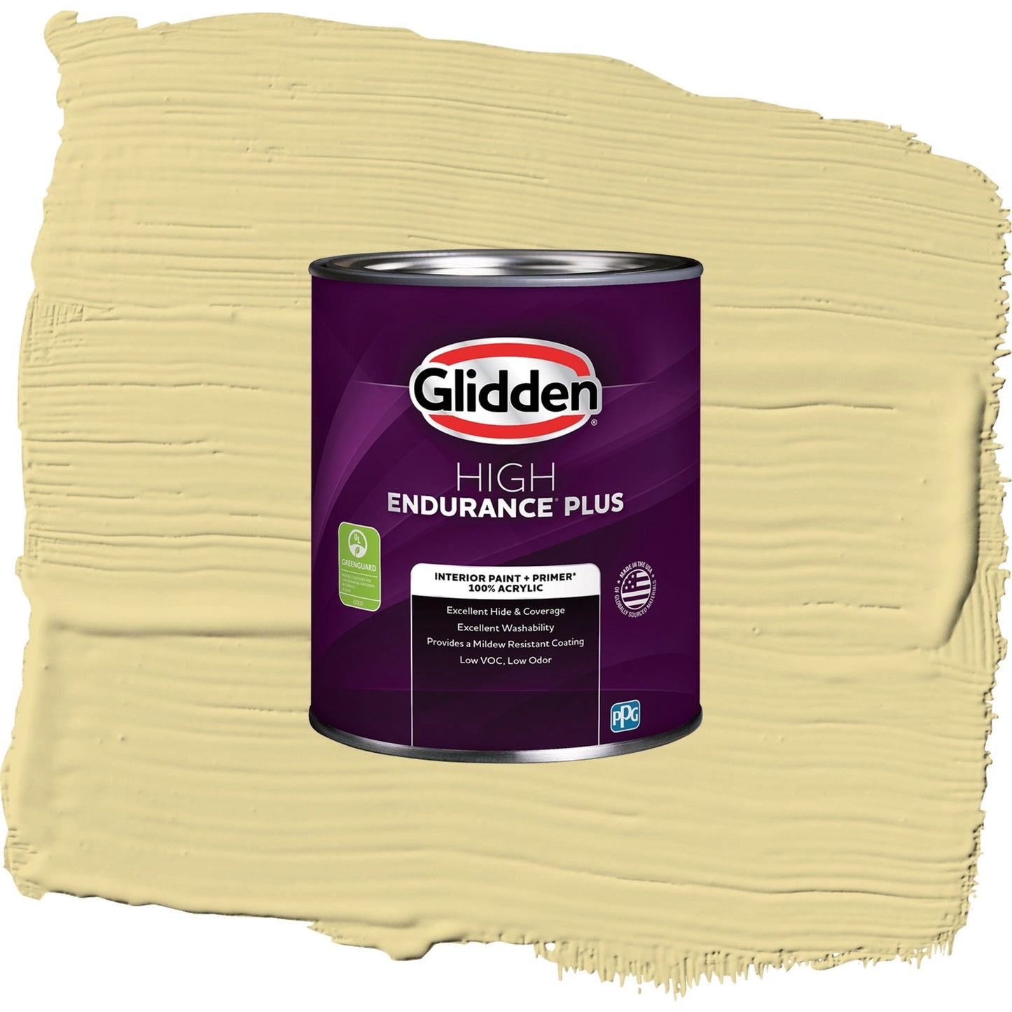 Glidden HEP Twinkle Toes / Green, Semi-Gloss Interior Paint with Primer, 1 Quart