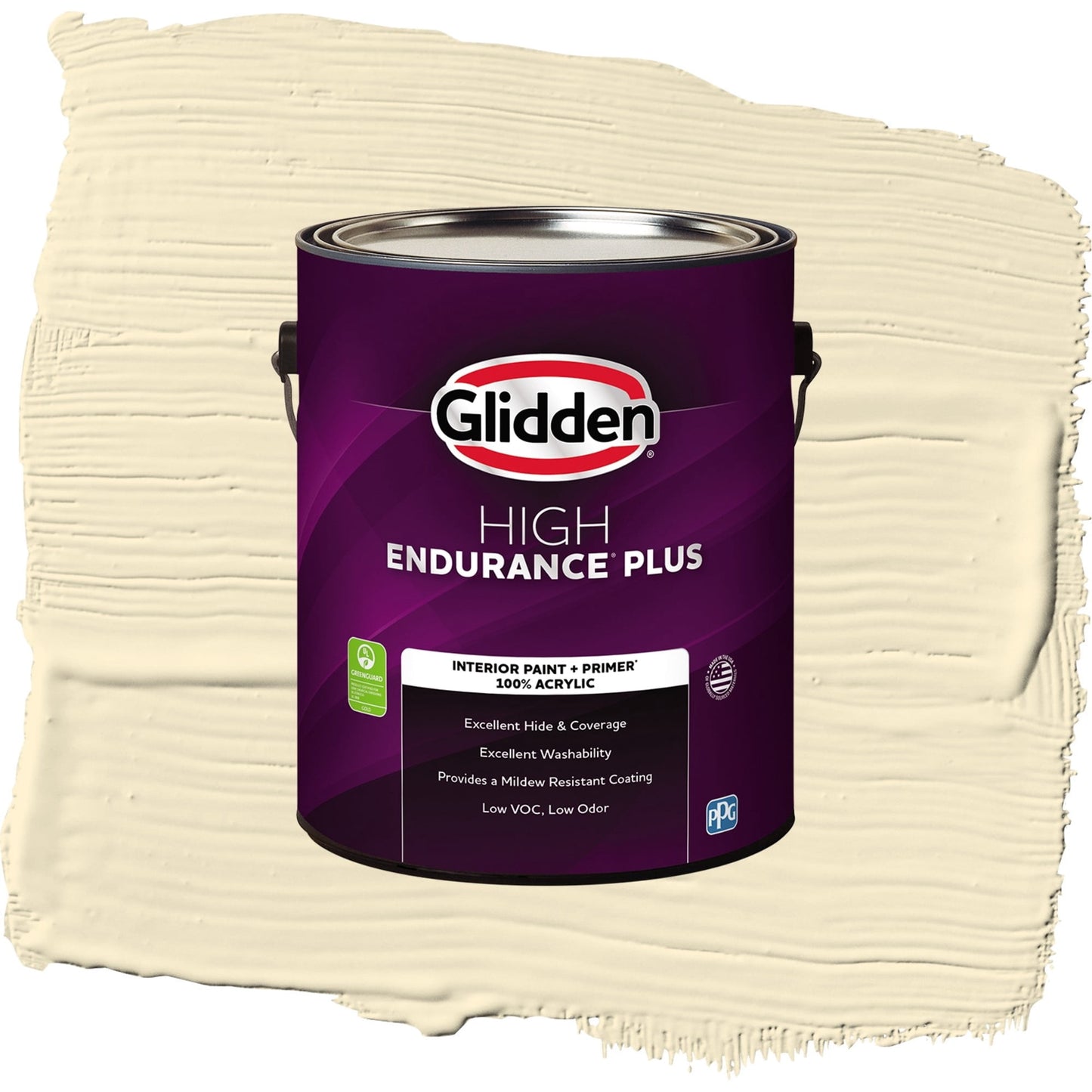 Glidden HEP Soleil / Yellow, Eggshell Interior Paint with Primer, 1 Gallon