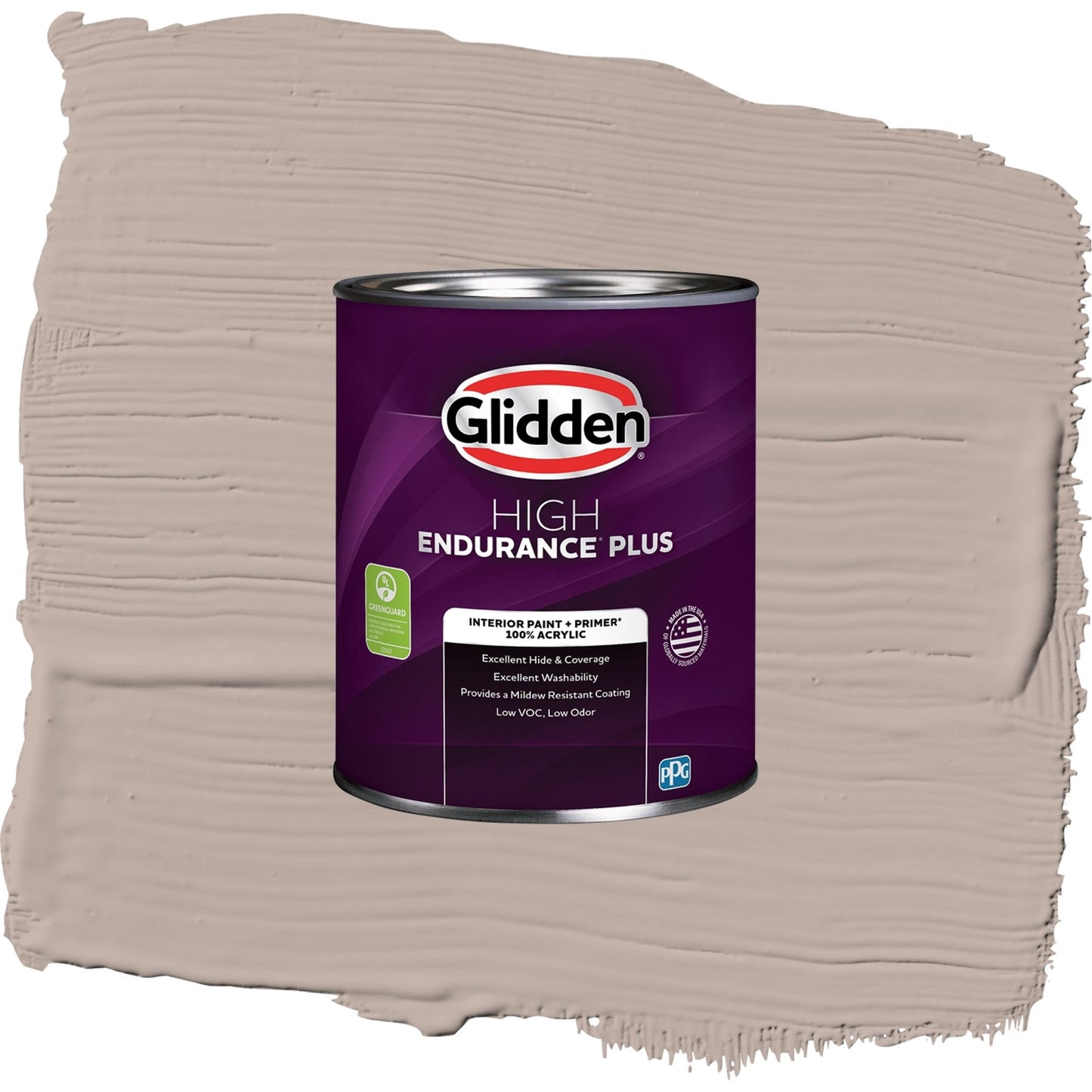 Glidden HEP Thumper / Beige, Eggshell Interior Paint with Primer, 1 Quart