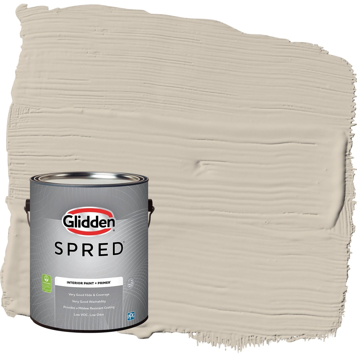 Glidden Spred Synchronicity / Gray, Semi-Gloss Interior Paint with Primer, 1 Gallon