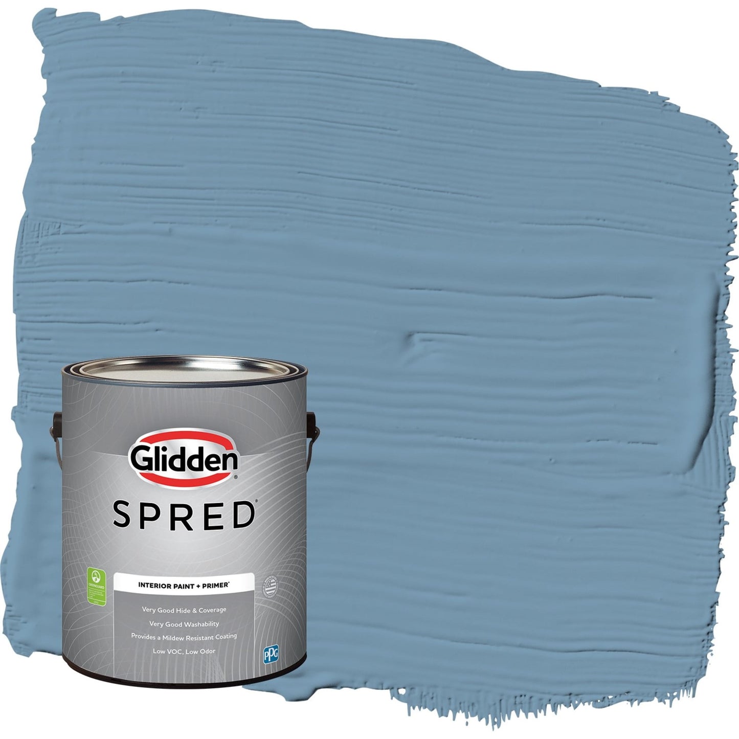 Glidden Spred American Anthem / Blue, Flat Interior Paint with Primer, 1 Gallon