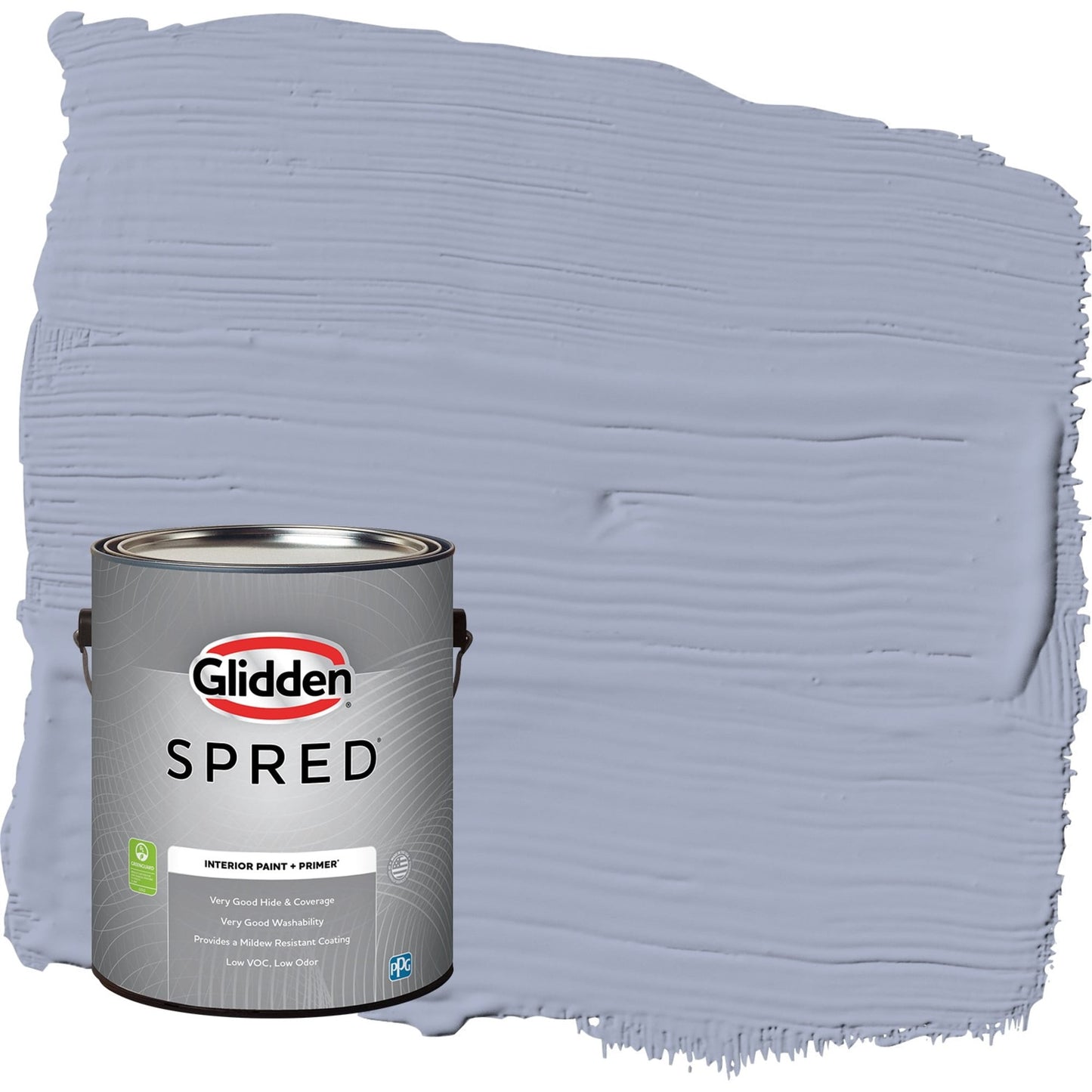 Glidden Spred Lilac Time / Purple, Eggshell Interior Paint with Primer, 1 Gallon