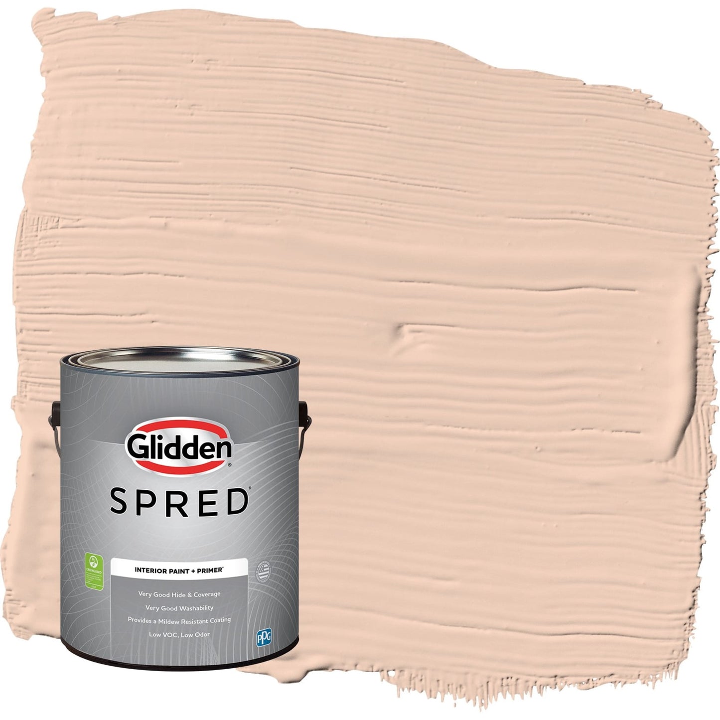Glidden Spred Scotchtone / Orange, Semi-Gloss Interior Paint with Primer, 1 Gallon