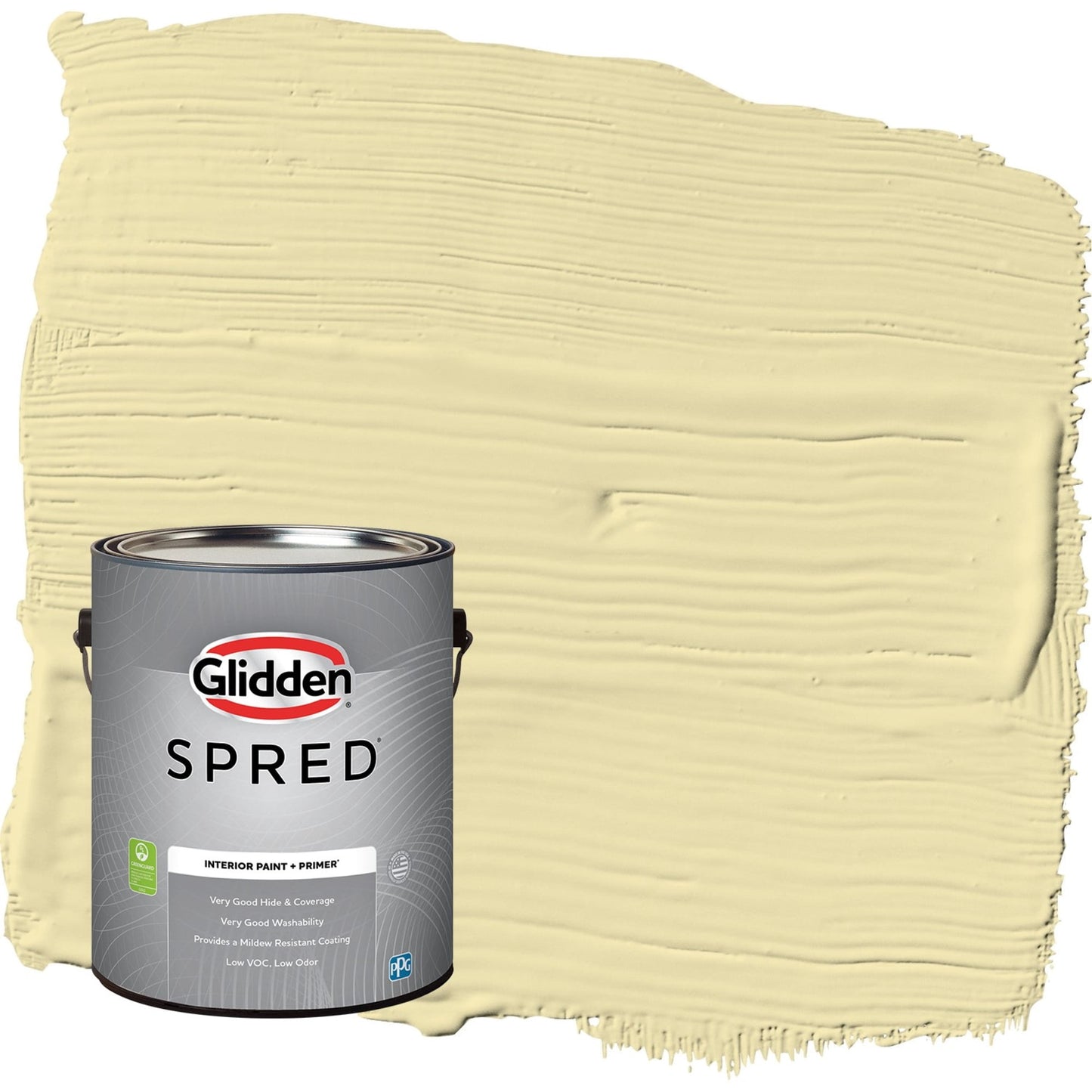 Glidden Spred Star Bright / Green, Semi-Gloss Interior Paint with Primer, 1 Gallon