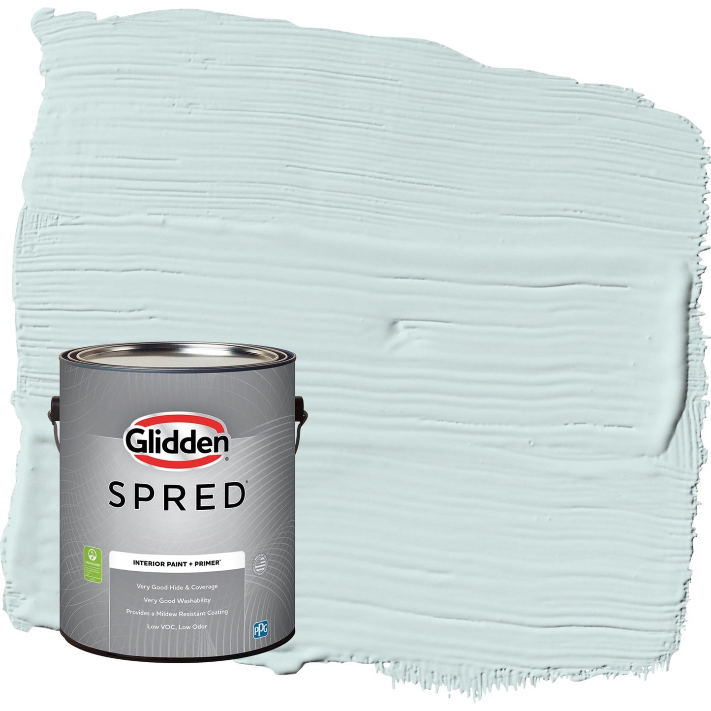 Glidden Spred Watery Blue / Aqua Eggshell Interior Paint with Primer, 1 Gallon