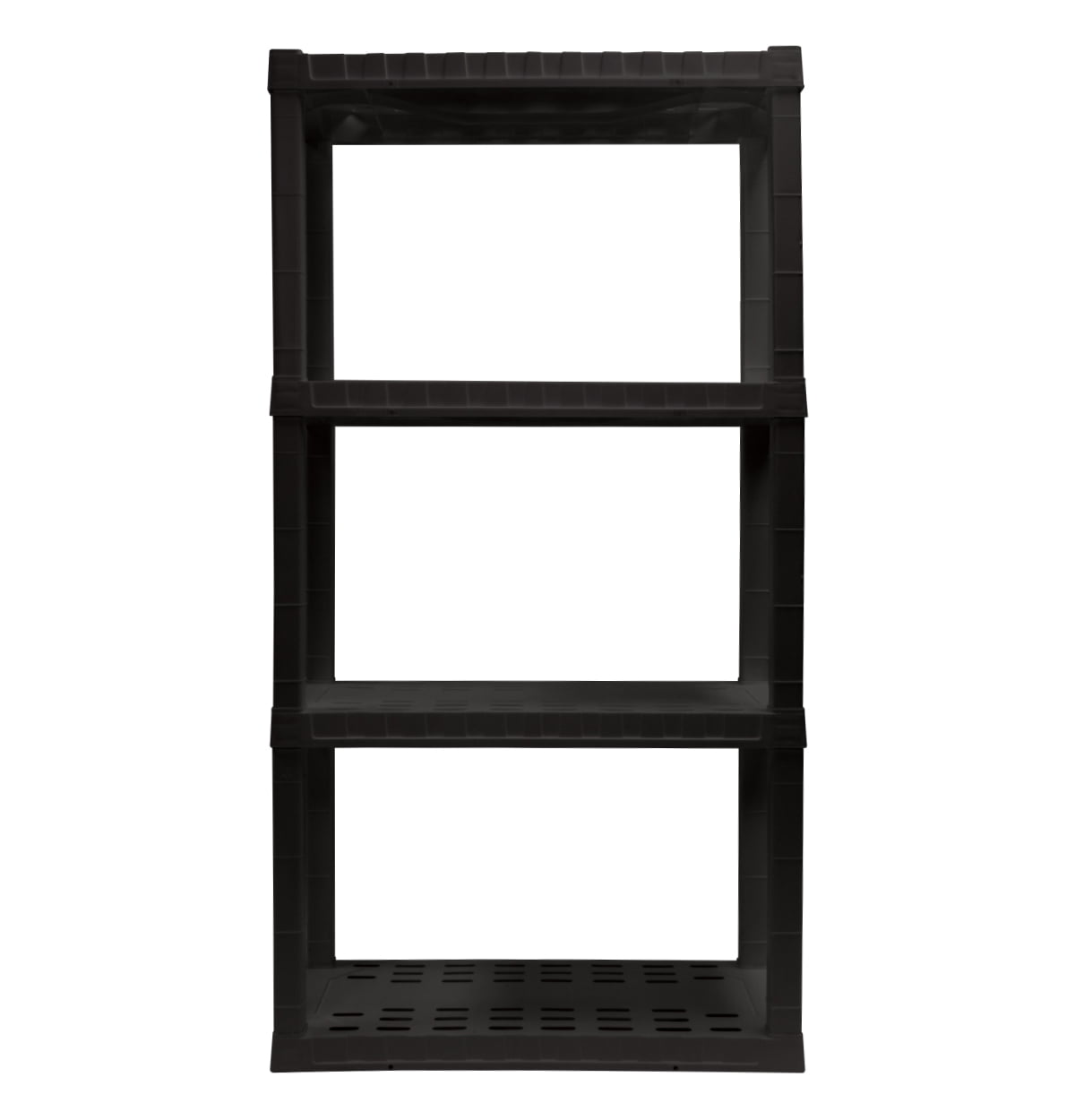 HYPER TOUGH 4-tier Interlocking Shelf (Black)
