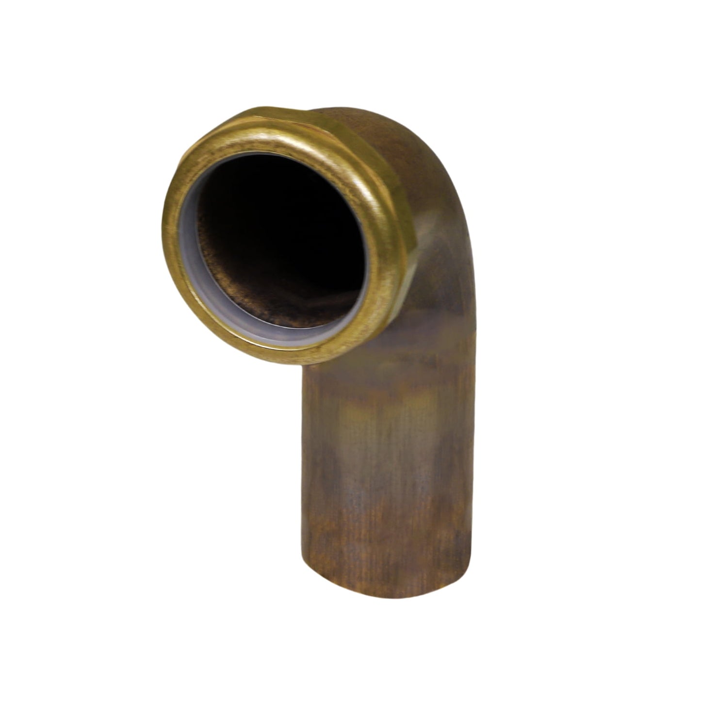 Highcraft 19124 Slip Joint Waste Bend for Tubular Drain Applications, 1-1/2 in. x 12 in., 17GA Brass