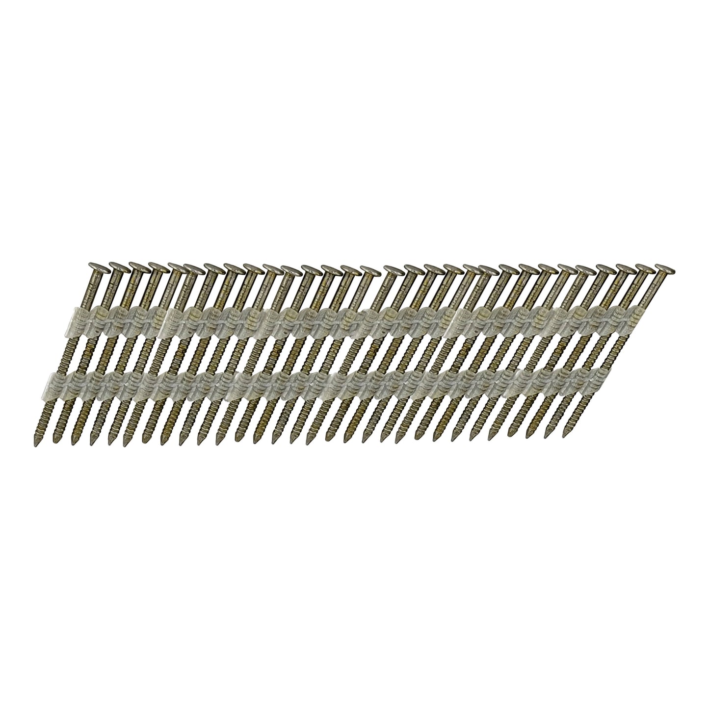 Hyper Tough 21-Degree 0.120 in. x 3 in. Plastic Collated Framing Nails, Bright Finish Smooth Shank, 1000 Count, Hardware Nails