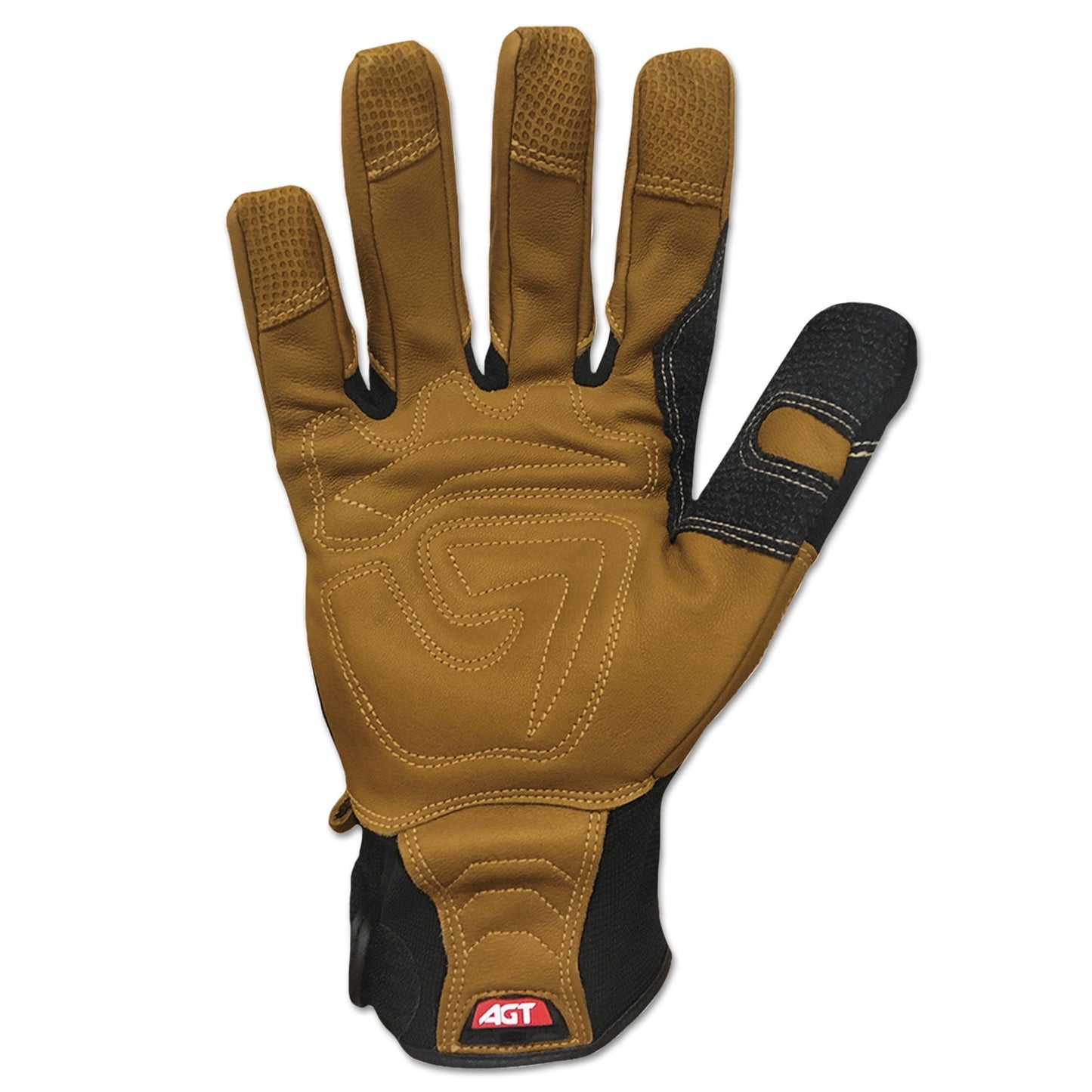 Ironclad Ranchworx Leather Gloves, Black/Tan, X-Large -IRNRWG205XL