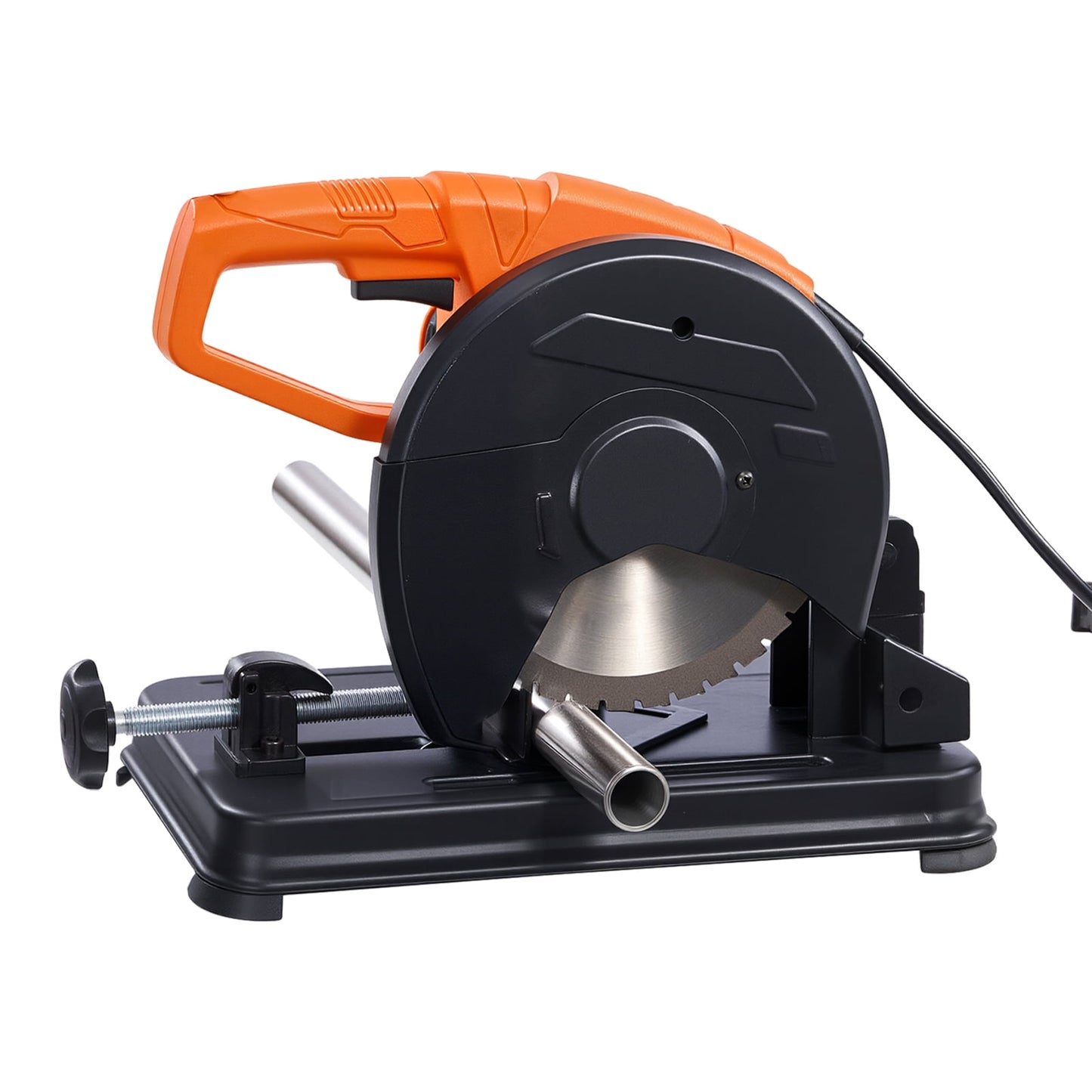 KFFKFF 7-1/4 in Metal Cutting Chop Saw, 1200 W Motor, 4000 RPM Speed, Adjustable Cutting Angle 0-45°, Designed for Square and Flat Tubes, I-Beams, and Other Metal Materials