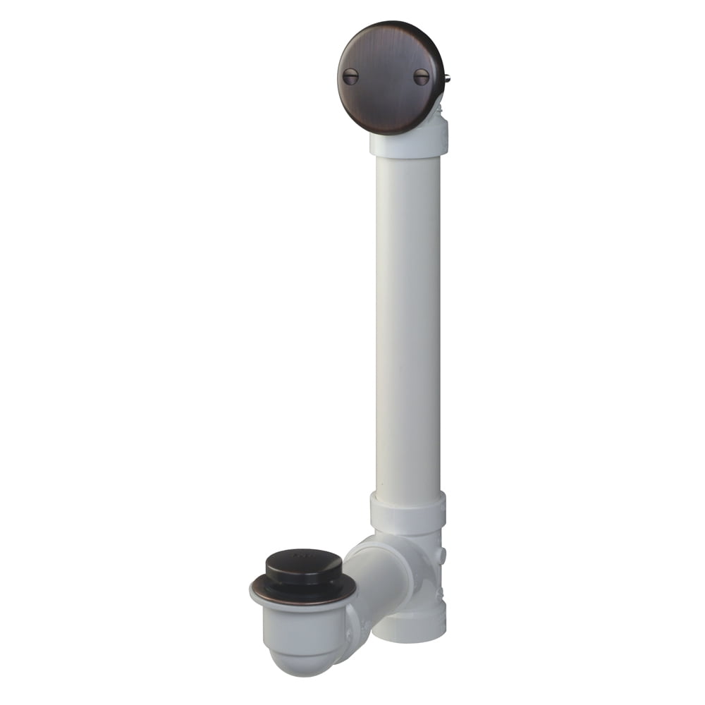 Keeney K630PVCVB Foot Lok Stop Style Bath Drain, Venetian Bronze