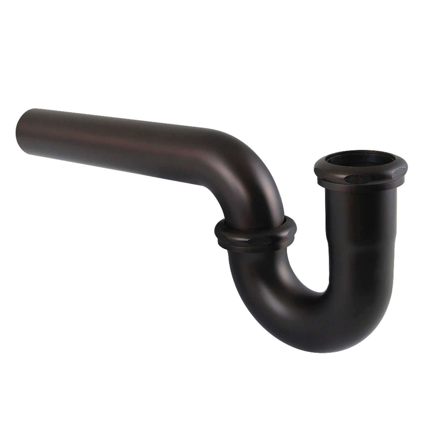 Kingston Brass CC1125 1-1/2" P-Trap without Flange, 13-1/16" Length, 18 Gauge, Oil Rubbed Bronze