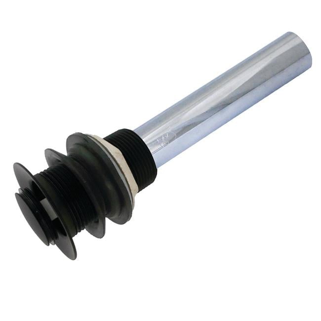 Bathroom Sink Push Pop-Up Drain without Overflow, 1-1/4" Pipe Dia., Brass EV8000MB