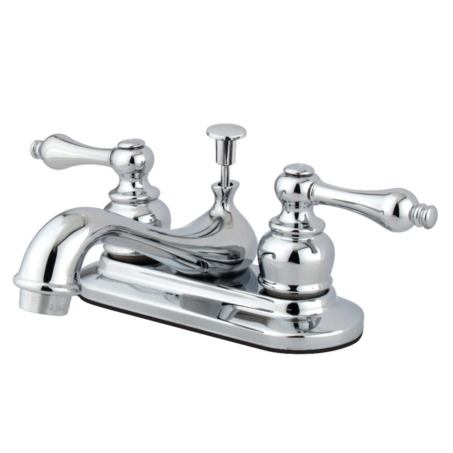 Kingston Brass GKB602AL 4 in. Centerset Bathroom Faucet, Polished Brass
