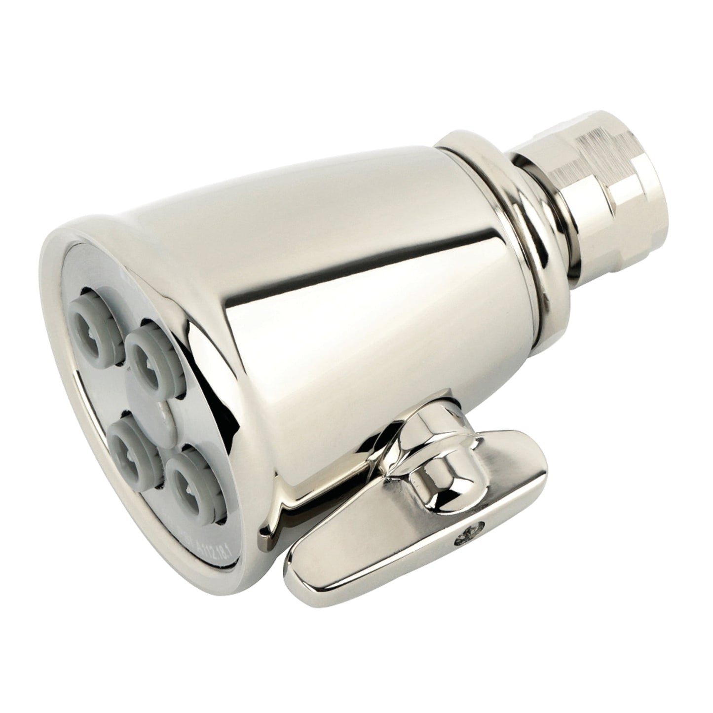 Kingston Brass K137A6 Victorian 2-5/16" Round Adjustable Jet Spray Brass Shower Head, Polished Nickel