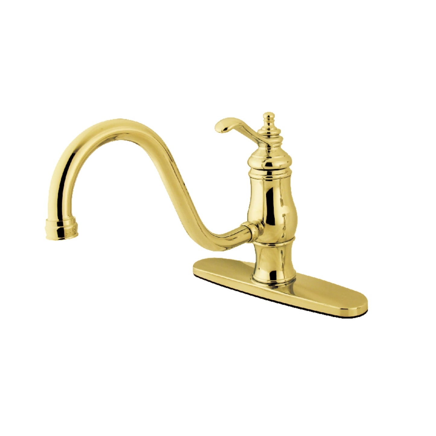 Kingston Brass Heritage Grifo de Cocina con Juego Central de 8" con Manija Nica