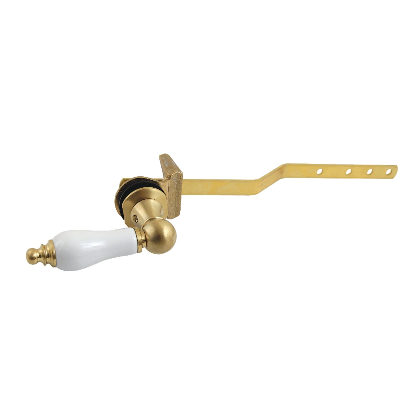 Kingston Brass KTPL7 Victorian Front Mount Toilet Tank Lever, Left/Right Installation in Brushed Brass